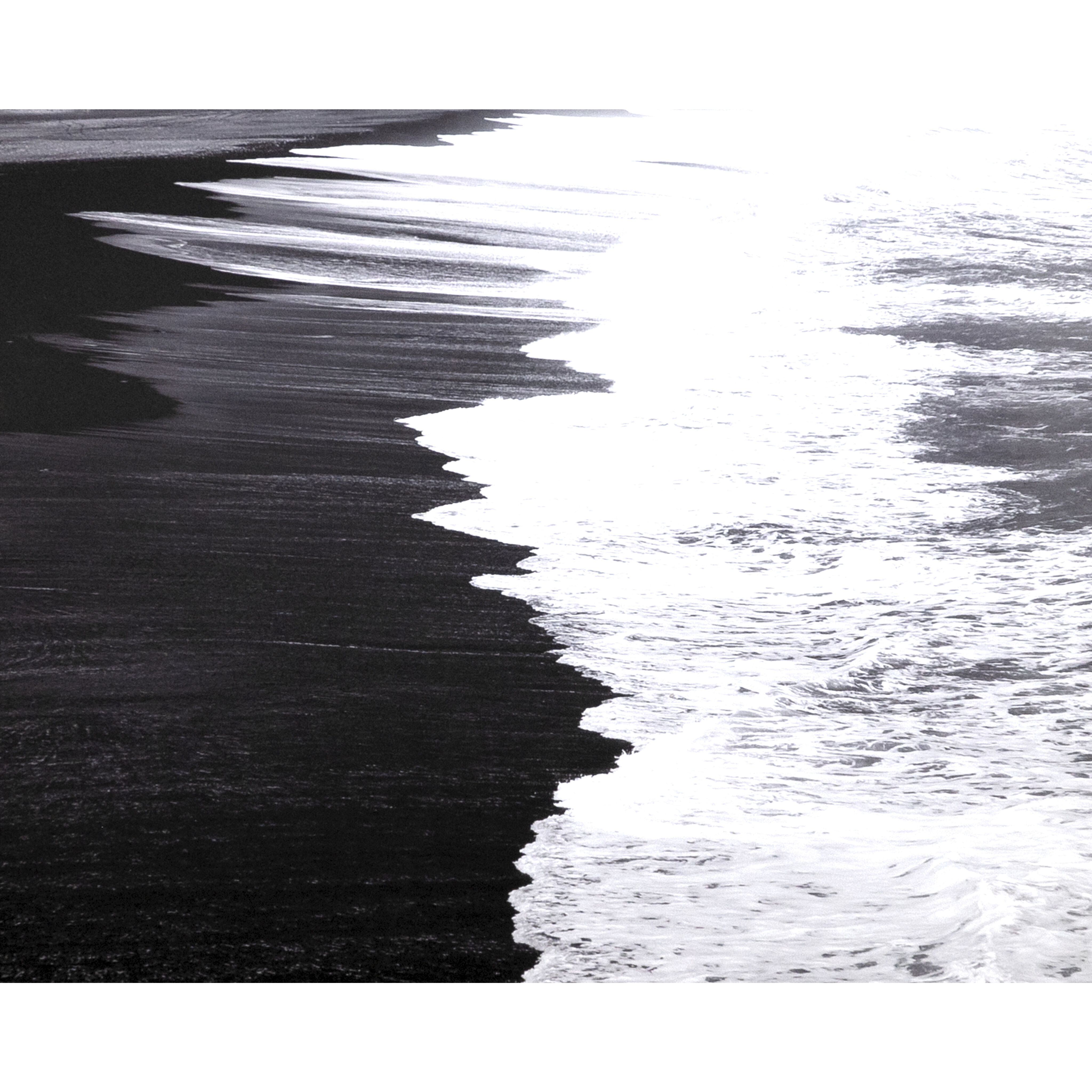 Washed Ashore Charcoal Luxe Art